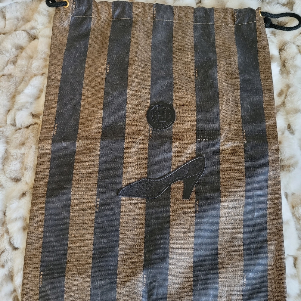 Fendi Vintage Authentic drawstring bag,  15.5"x11.5"❣️OFFERS❣️